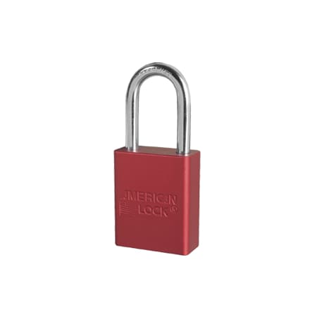 American Lock Safety Lock-Out Padlocks, A1106RED1KEY